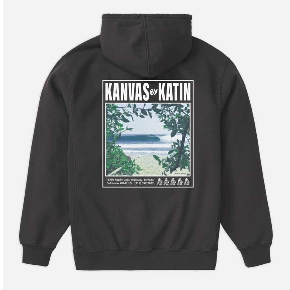 Kanvas by Katin Black Surf Graphic Hoodie Men’s medium